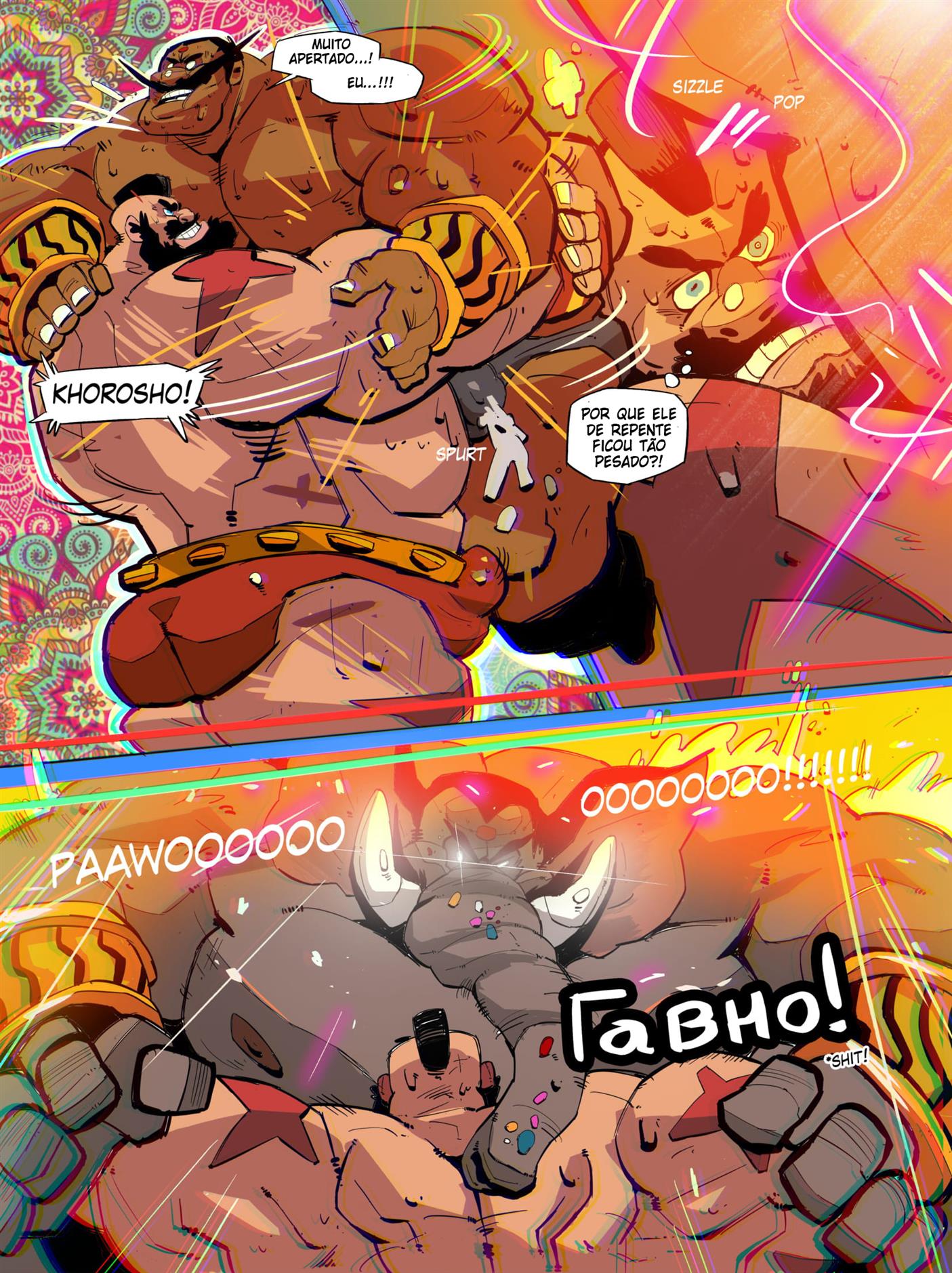 Street Fighter Hentai Gay: Guerra dos peludos - Foto 12