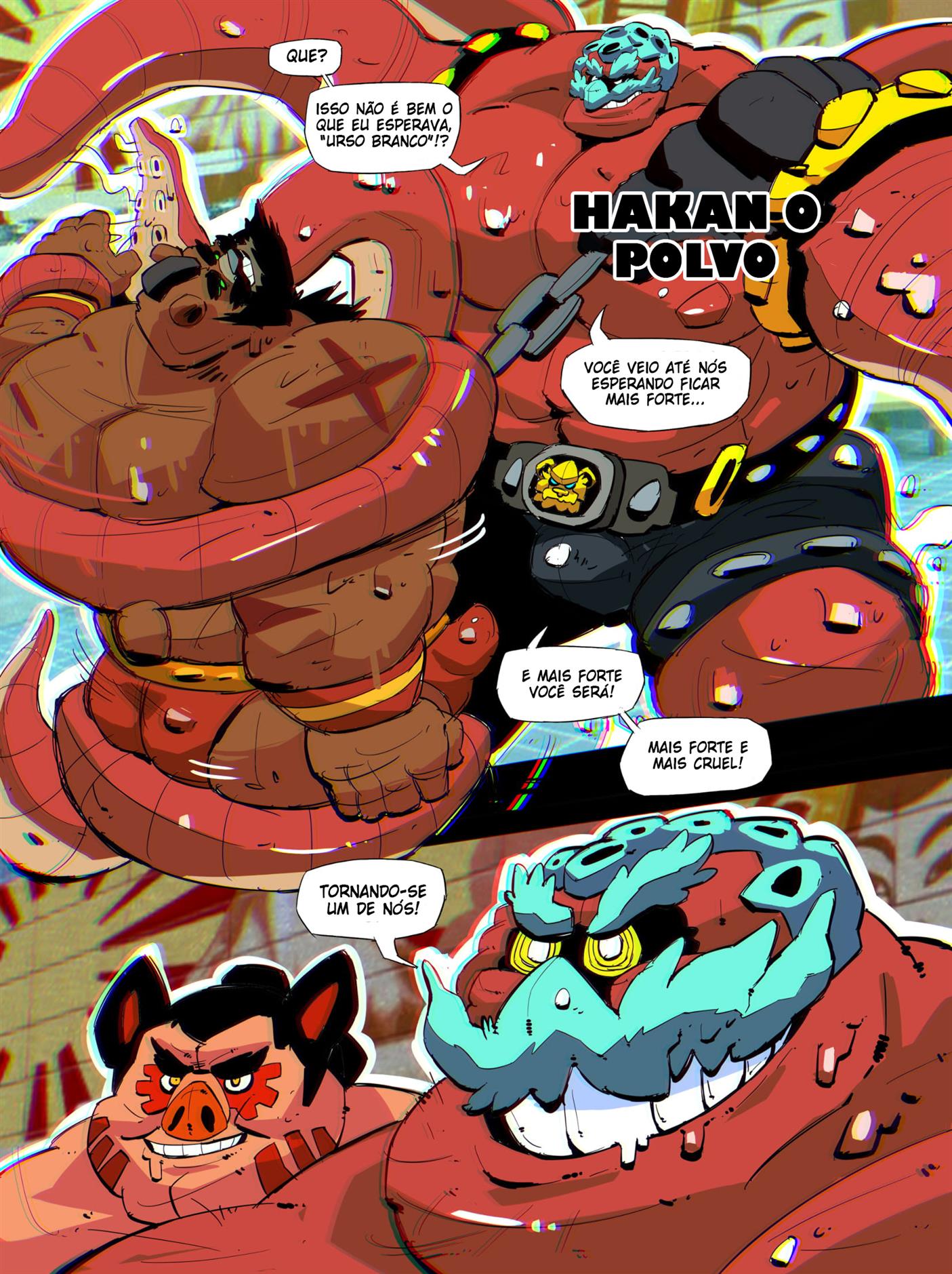 Street Fighter Hentai Gay: Guerra dos peludos
