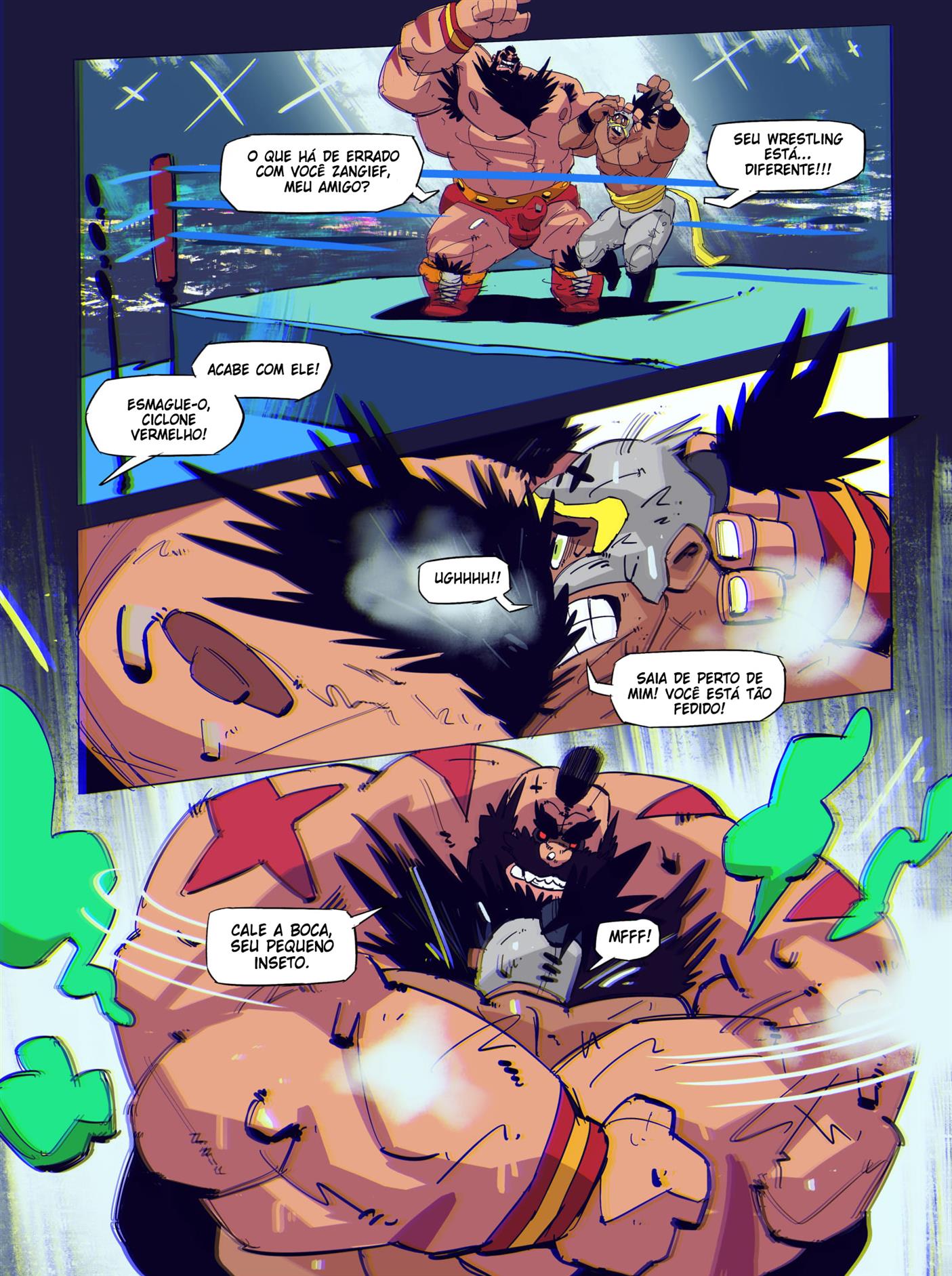 Street Fighter Hentai Gay: Guerra dos peludos - Foto 35