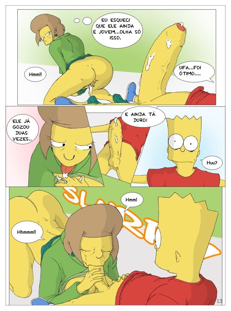 Bart Simpson fode sua professora na escola - Foto 13