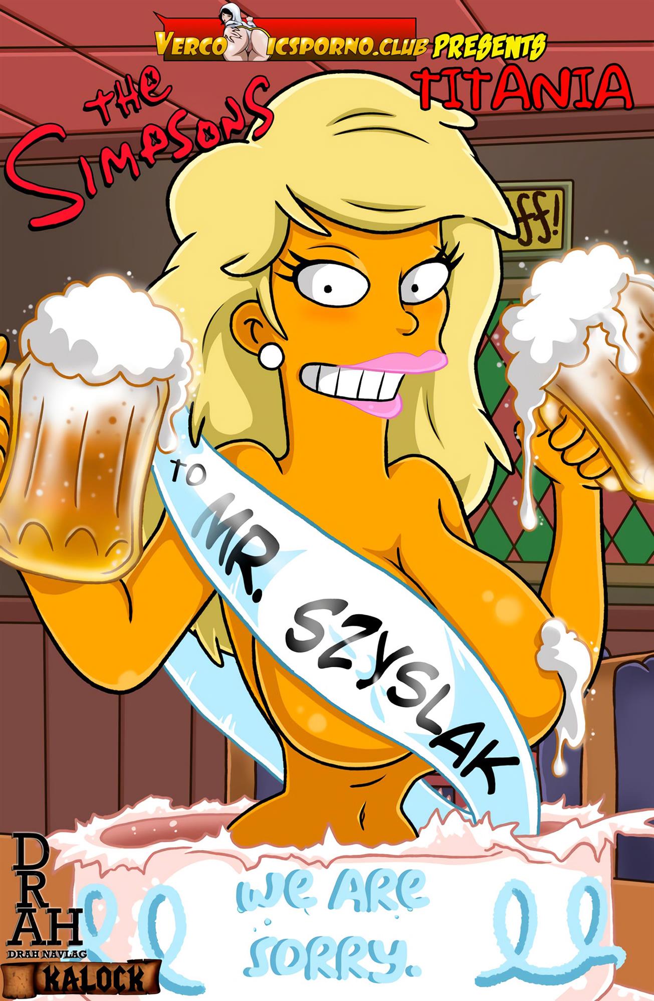 Simpsons pornô Moe fode Titania - Foto 1