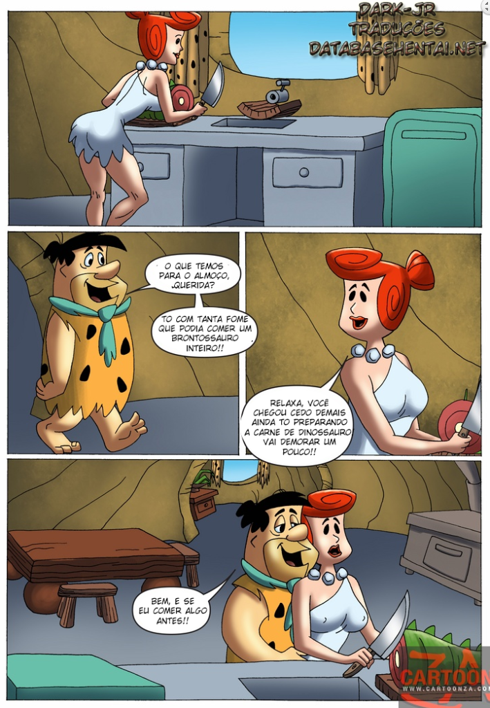 Os Flintstones Quadrinhos de Sexo - Foto 1