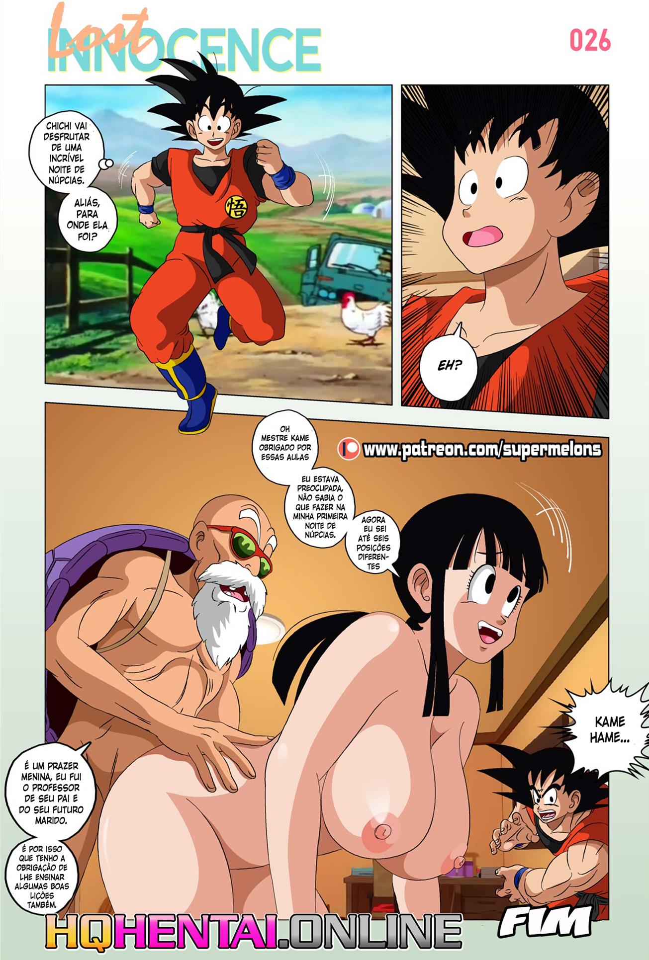 Dragon Ball Pornô: A primeira vez de Goku