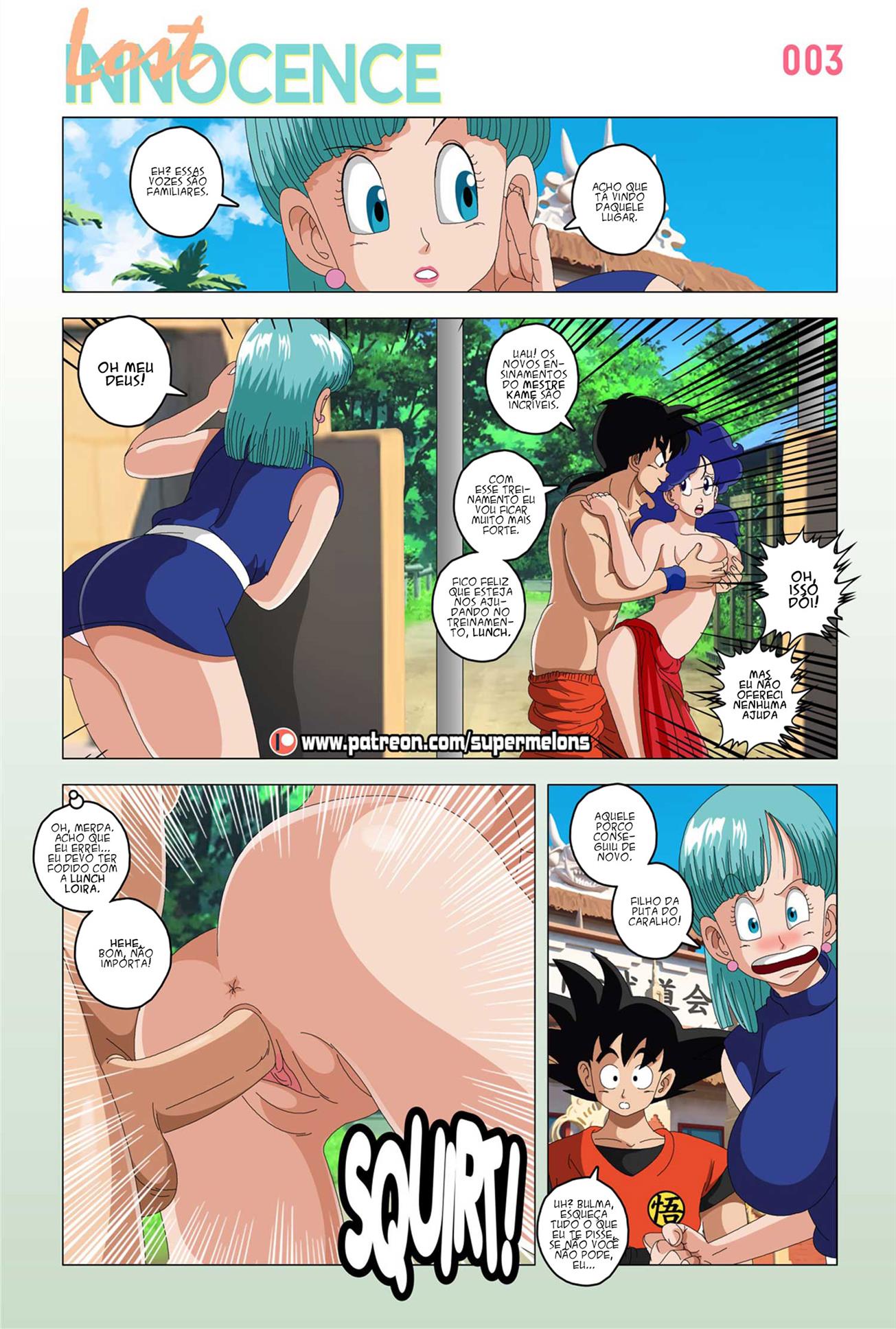 Dragon Ball Pornô: A primeira vez de Goku