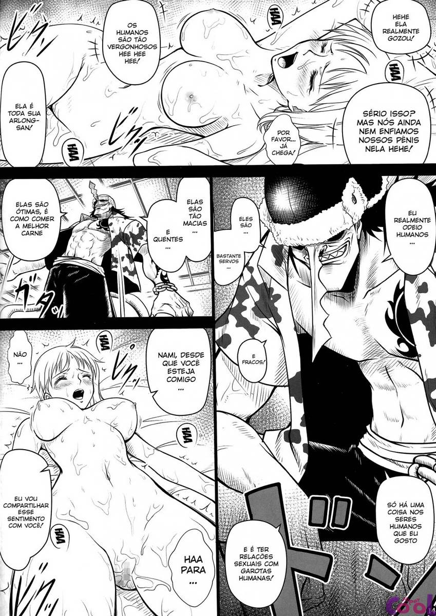 One Piece Hentai: Nami sofre estupro dos homens peixes - Foto 13