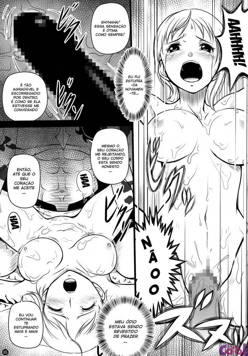 One Piece Hentai: Nami sofre estupro dos homens peixes - Foto 14