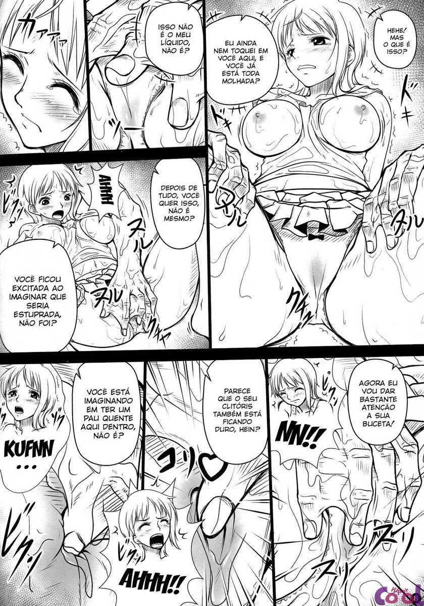 One Piece Hentai: Nami sofre estupro dos homens peixes - Foto 7