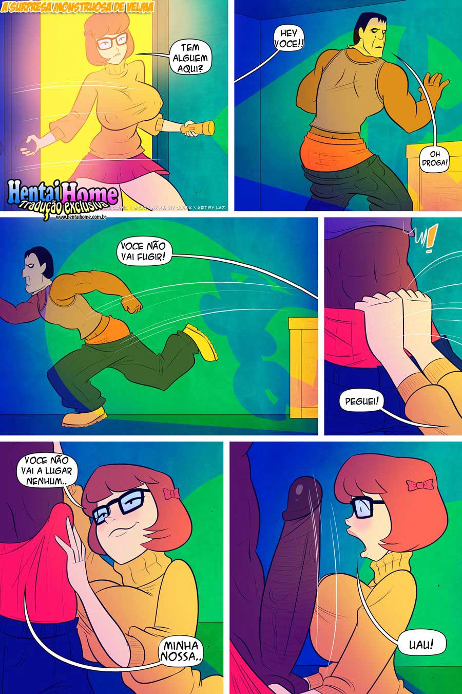 Velma fode no Scooby Doo Cartoon Pornô - Foto 2