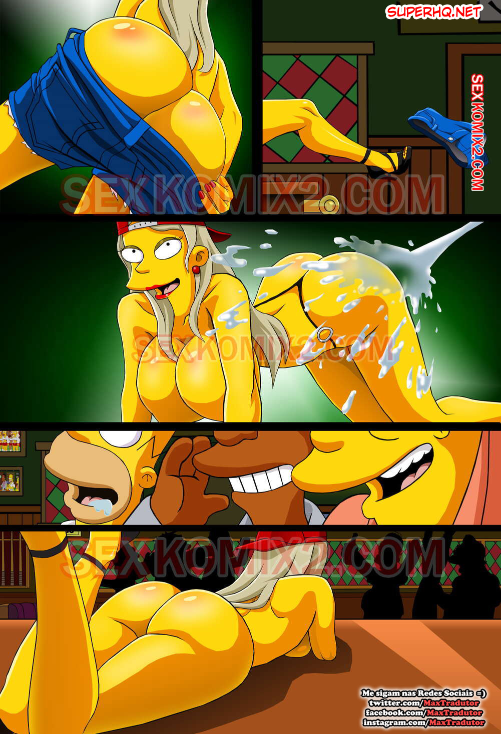 The Simpsons Pornô: Peitos na Springfield