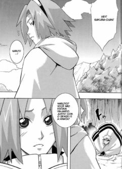 Naruto gozando na Hinata e Sakura