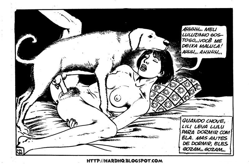 Quadrinhos de Zoofilia: O cão amante