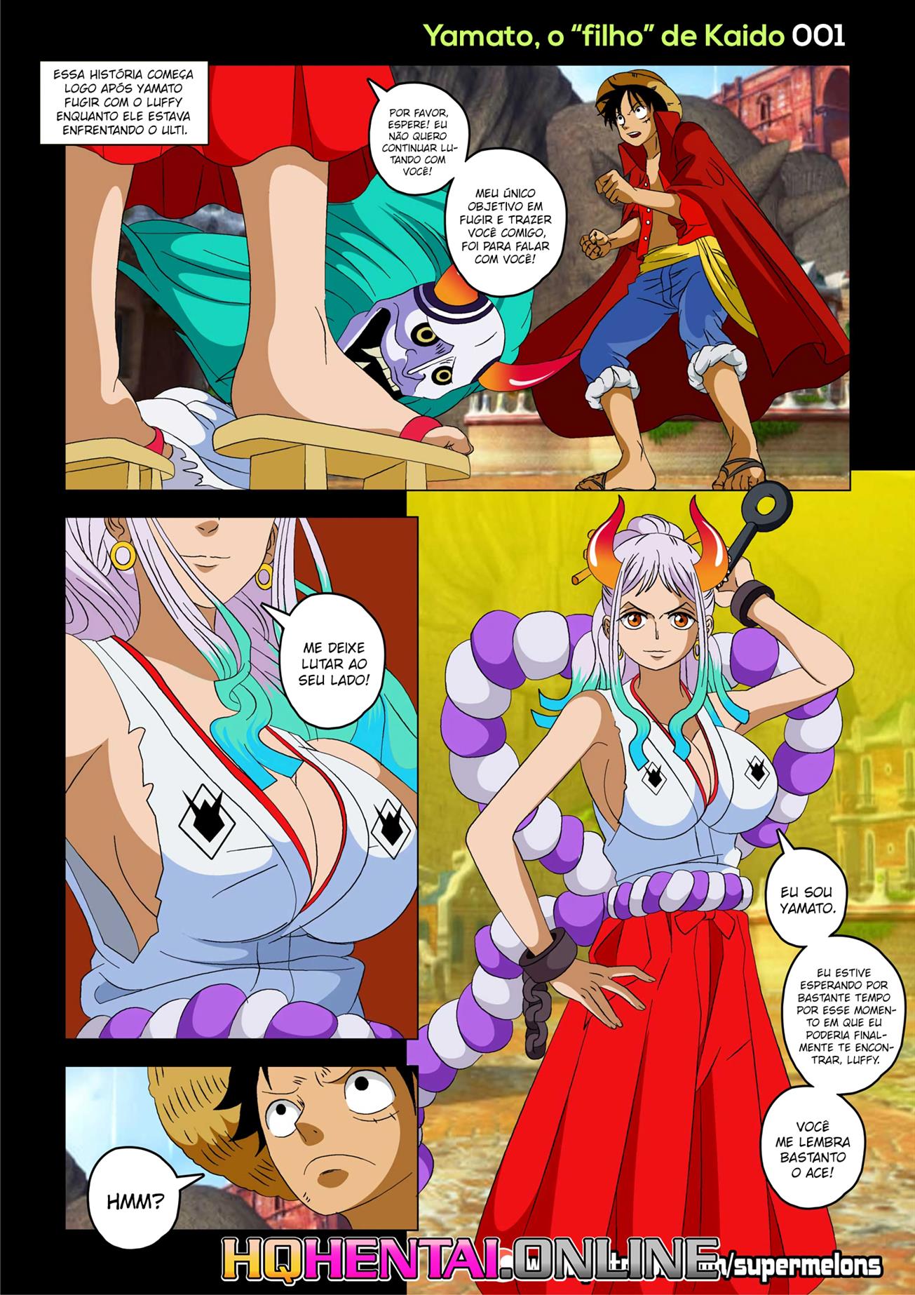 Luffy fode o filho do Kaidou