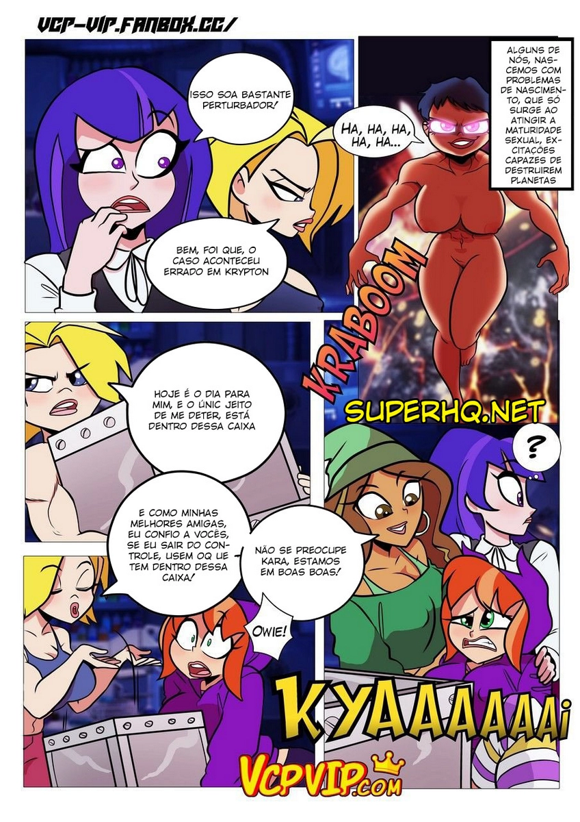 DC Super Hero Girls Pornô: A maioridade da Supergirl
