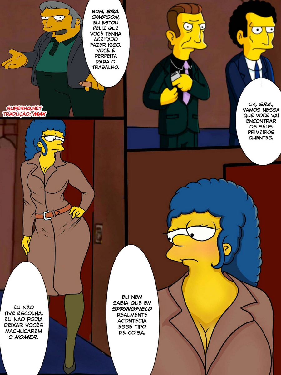 Simpsons HQ Pornô: Marge pagando débito de Homer