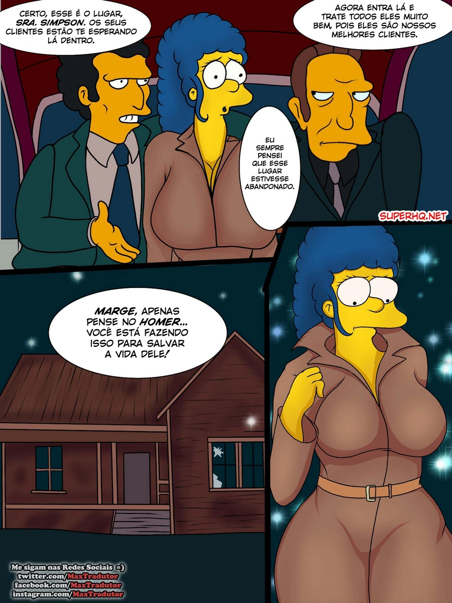 Simpsons HQ Pornô: Marge pagando débito de Homer