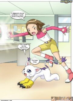 Digimon Pornô: Kari violentada