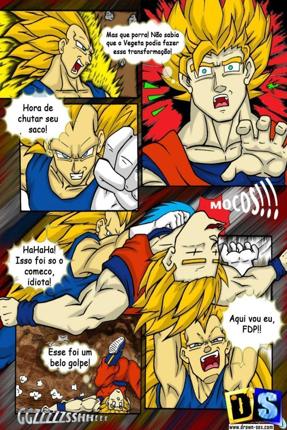 Dragon Ball Pornô: Goku transando - Foto 2