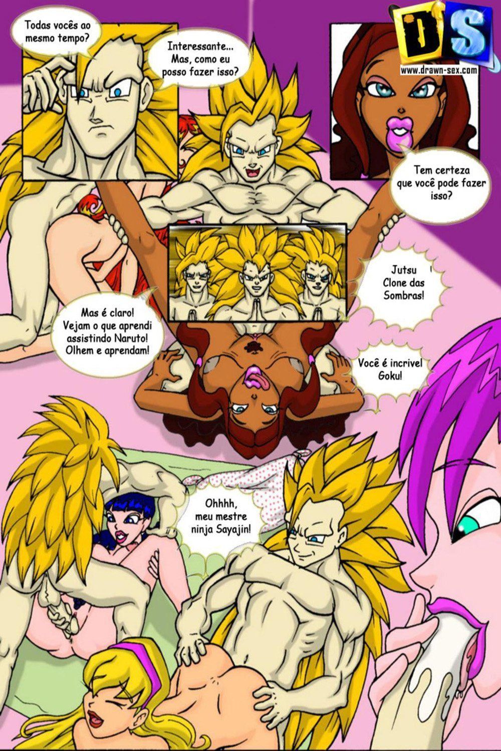 Dragon Ball Pornô: Goku transando - Foto 7