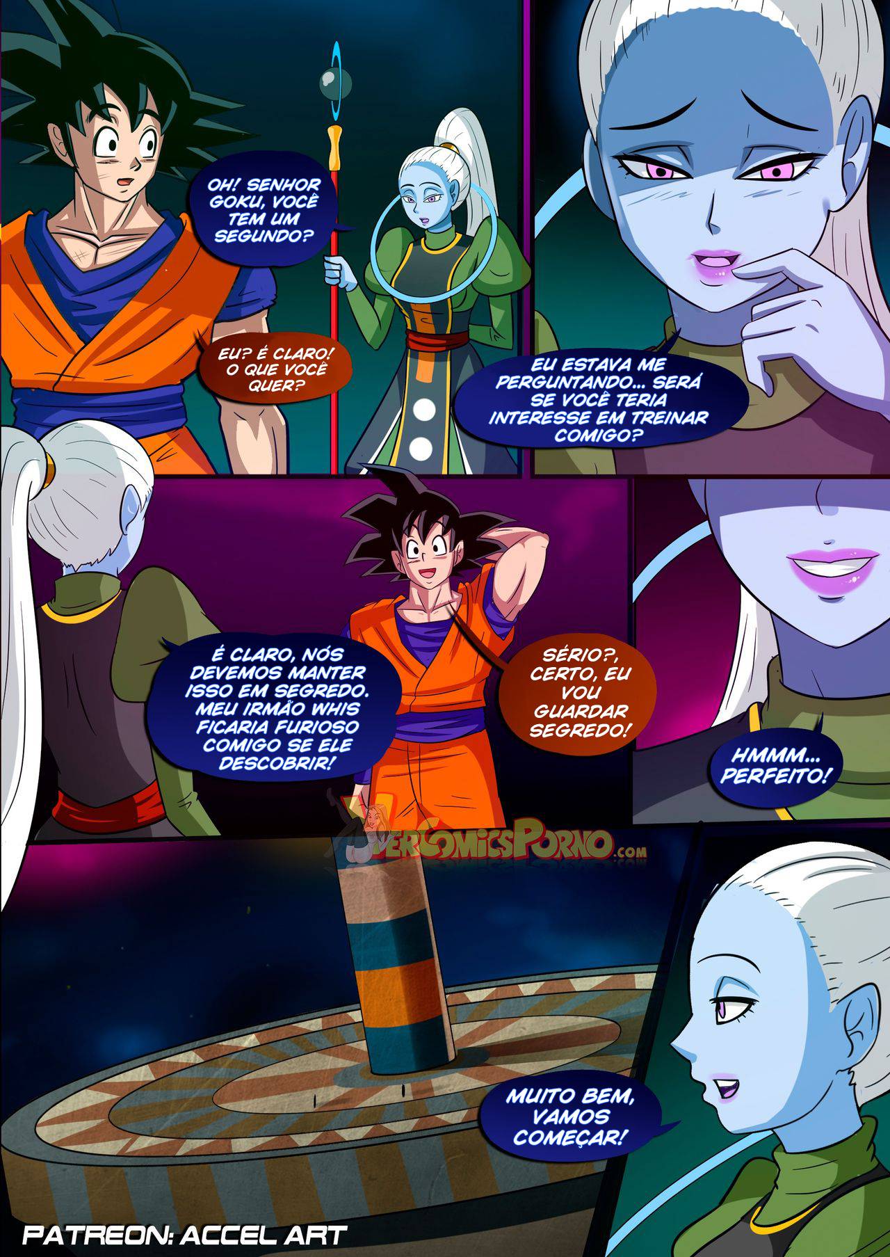 Dragon Ball Super Hentai: Goku fodendo às anjas - Foto 3