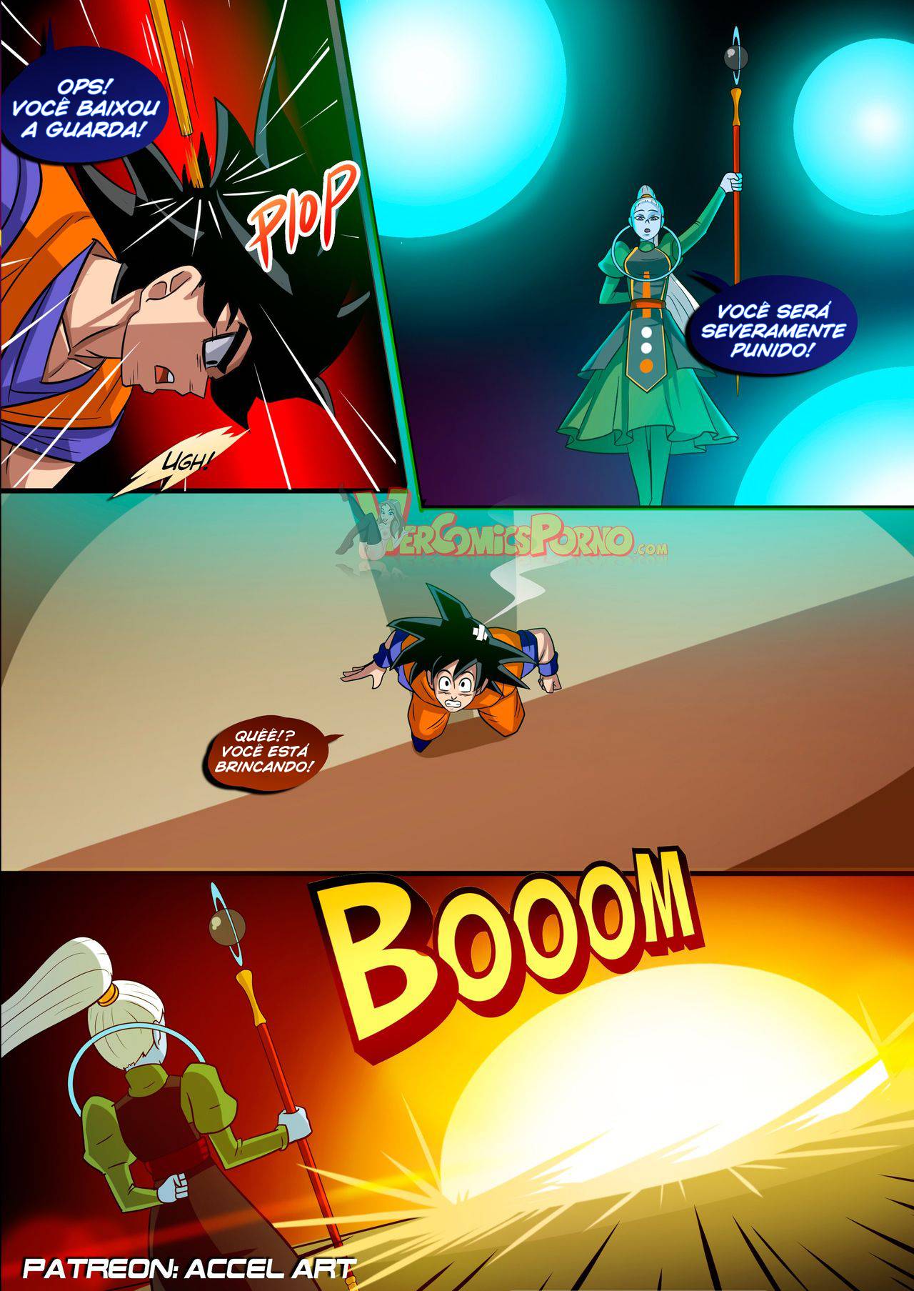 Dragon Ball Super Hentai: Goku fodendo às anjas - Foto 5