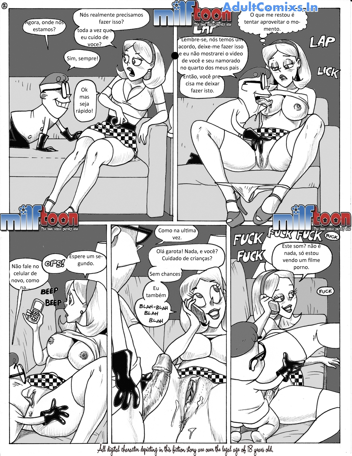 Laboratorio de Dexter Cartoon Pornô - Foto 2