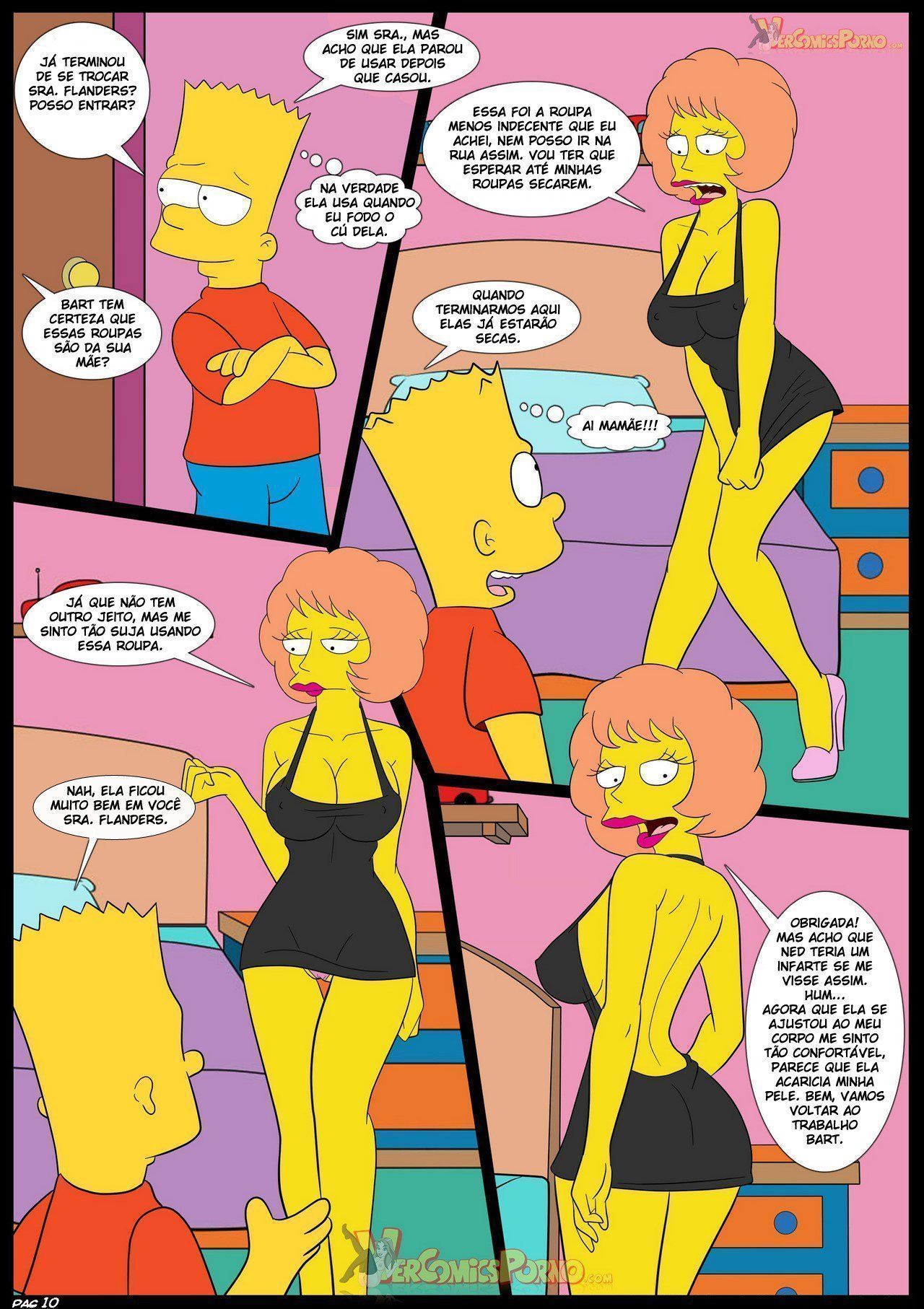 Maude Flanders HQ Pornô Simpsons