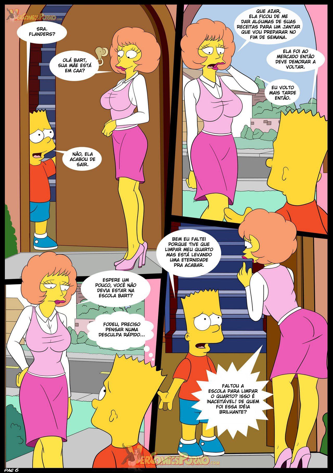 Maude Flanders HQ Pornô Simpsons - Foto 7
