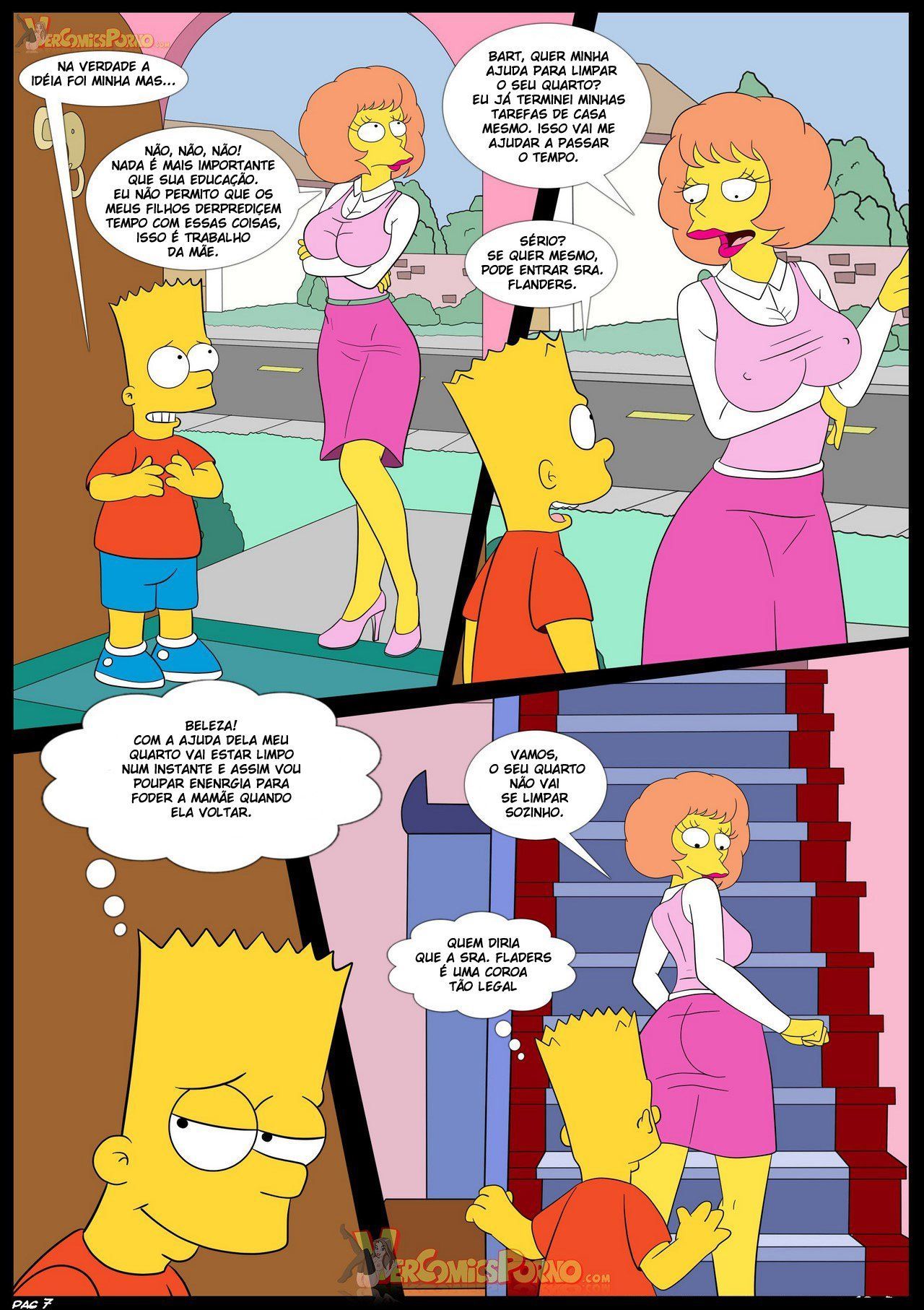 Maude Flanders HQ Pornô Simpsons - Foto 8
