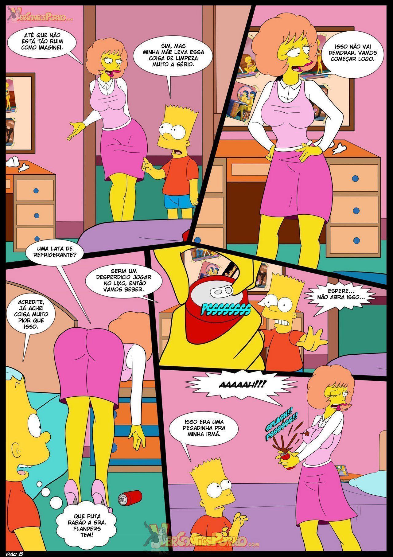 Maude Flanders HQ Pornô Simpsons - Foto 9