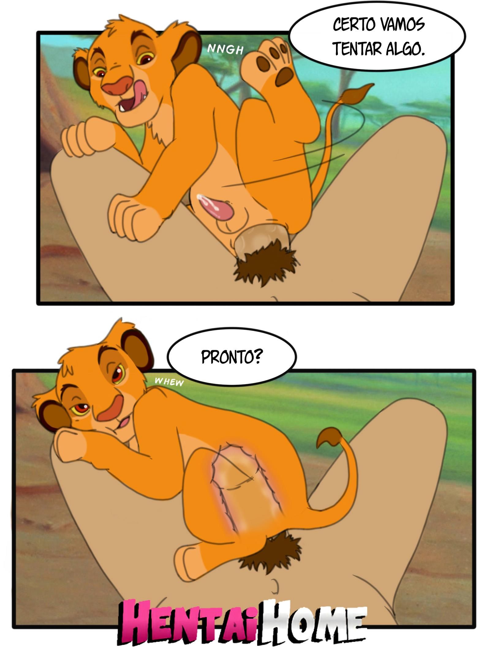 Cartoon Gay O rei leão Simba - Foto 5