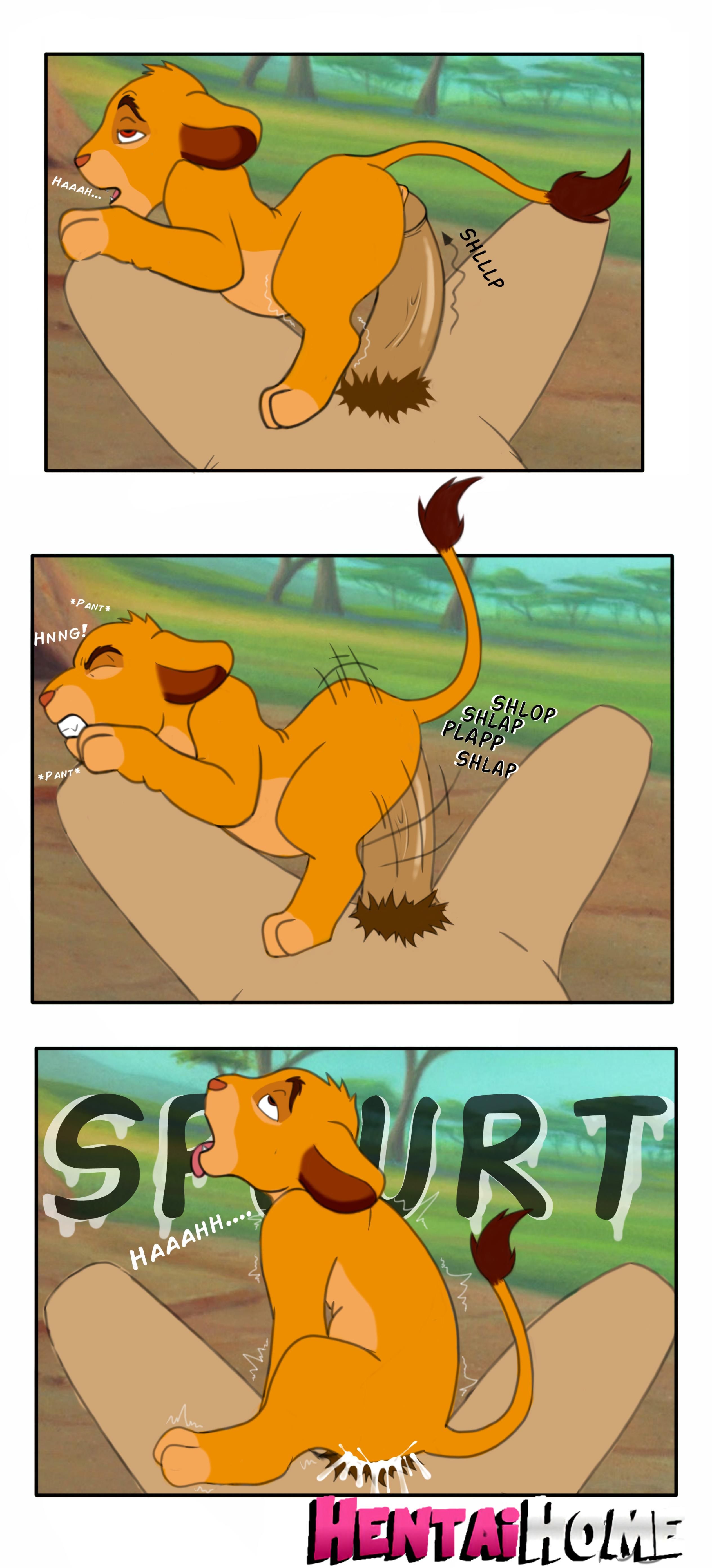 Cartoon Gay O rei leão Simba - Foto 6