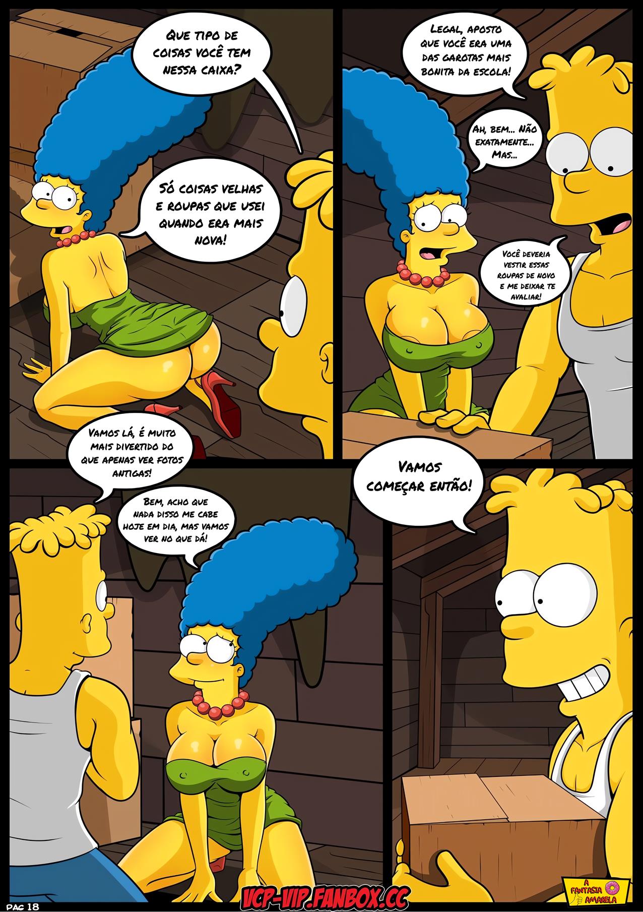 Os Simpsons HQ Hentai: Bart se torna homem - Foto 19