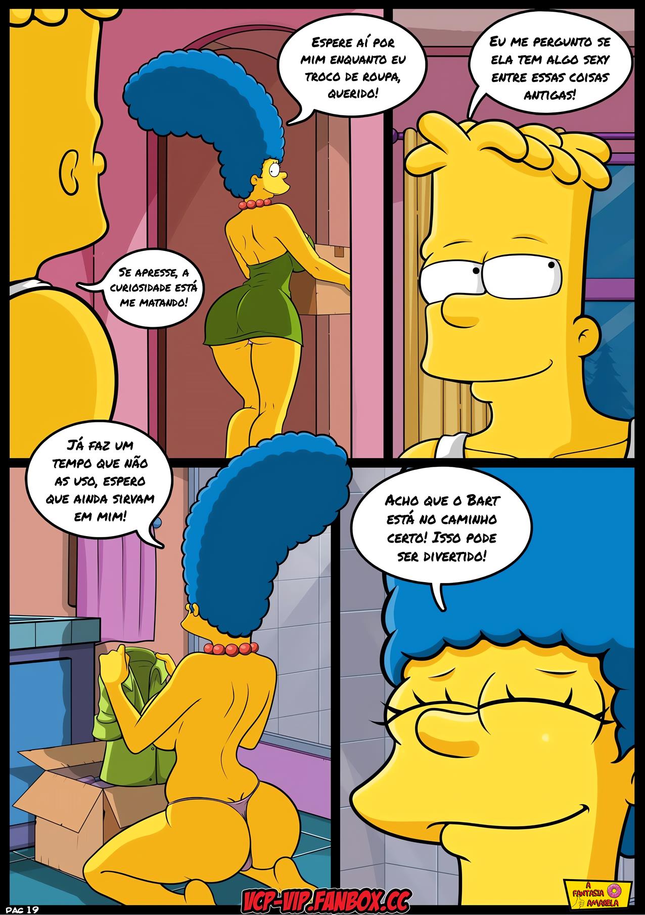 Os Simpsons HQ Hentai: Bart se torna homem - Foto 20