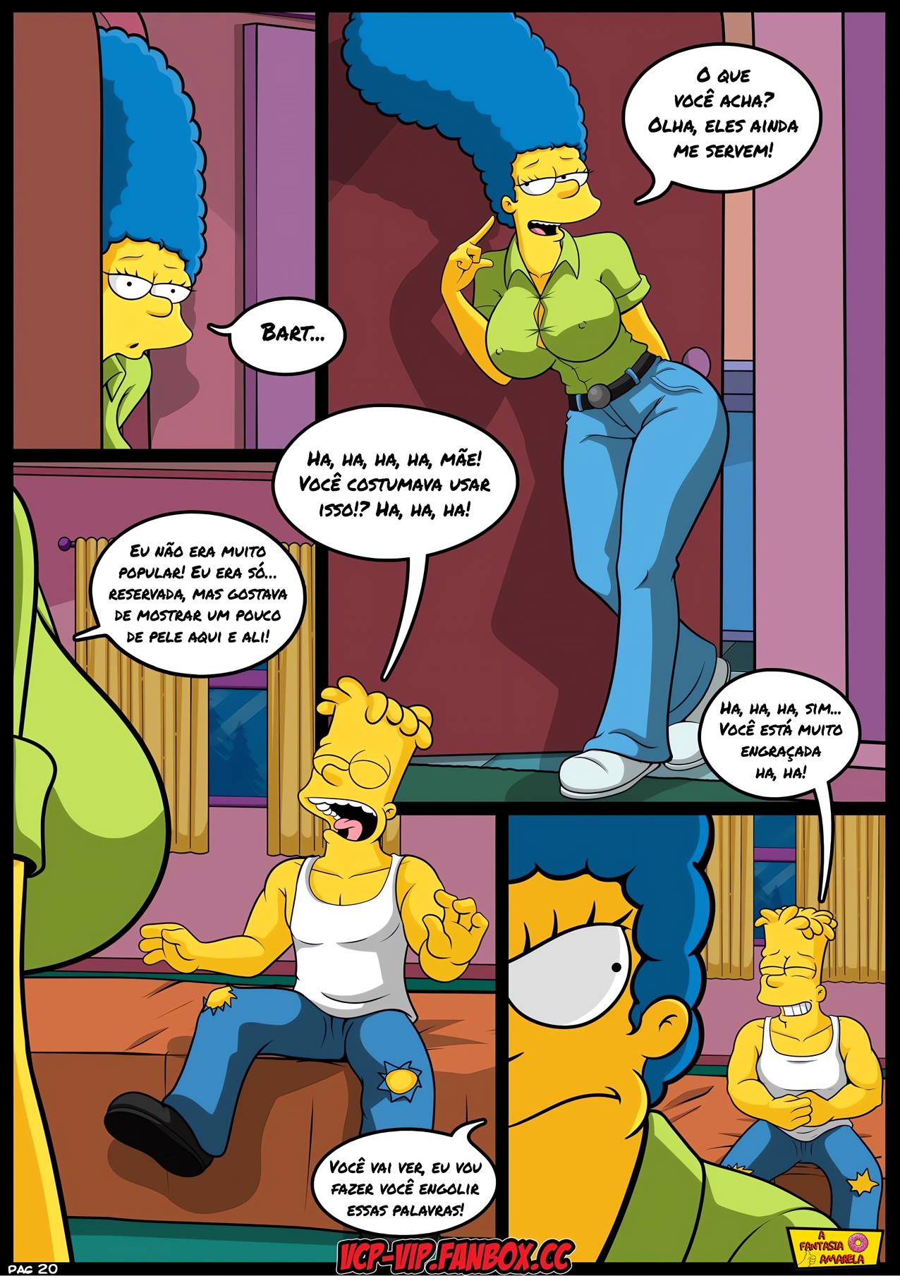Os Simpsons HQ Hentai: Bart se torna homem - Foto 21