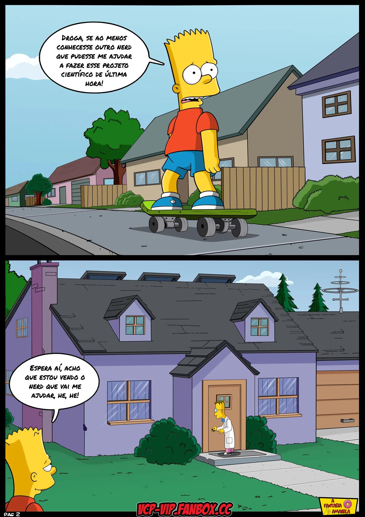 Os Simpsons HQ Hentai: Bart se torna homem - Foto 3