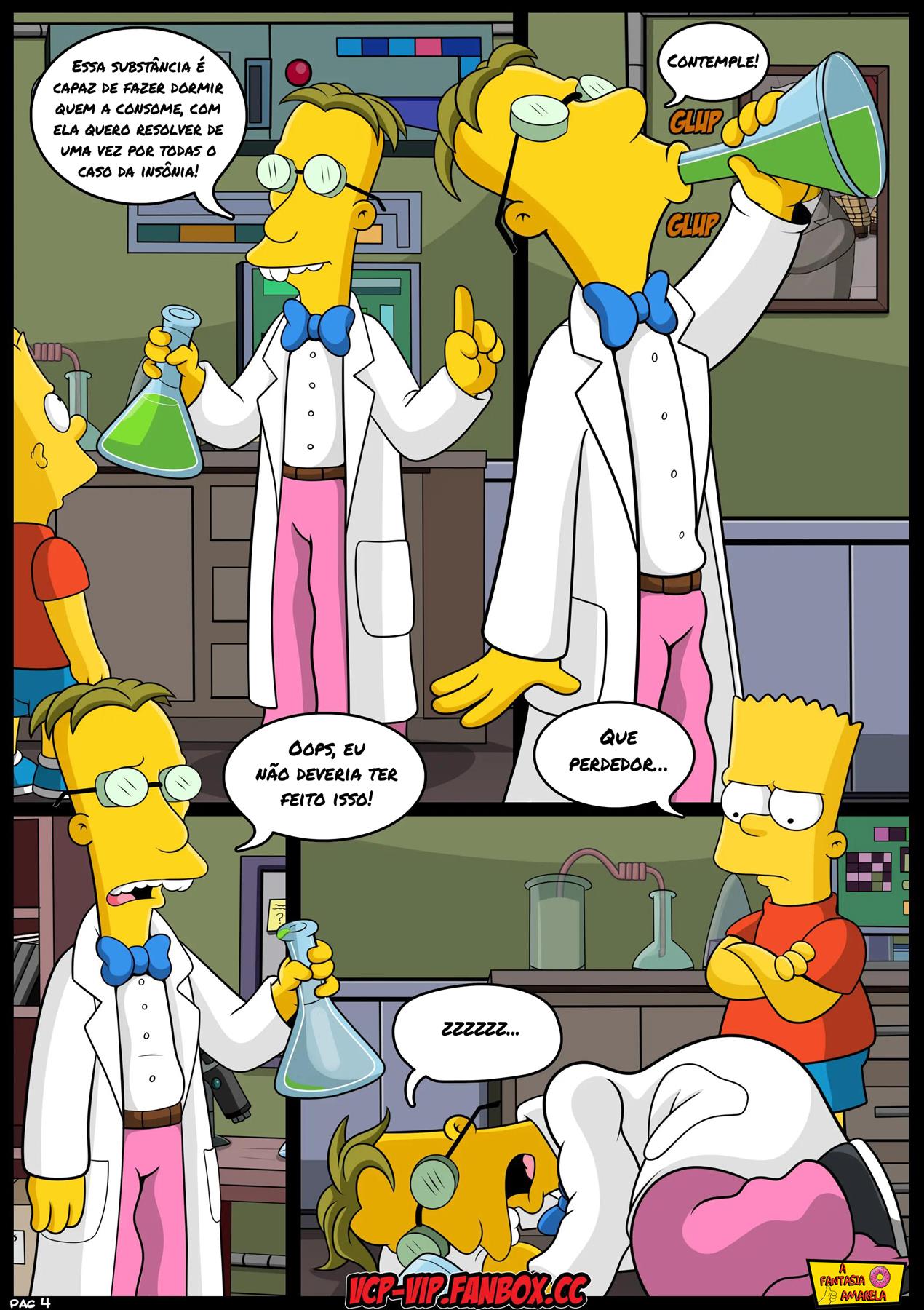 Os Simpsons HQ Hentai: Bart se torna homem - Foto 5