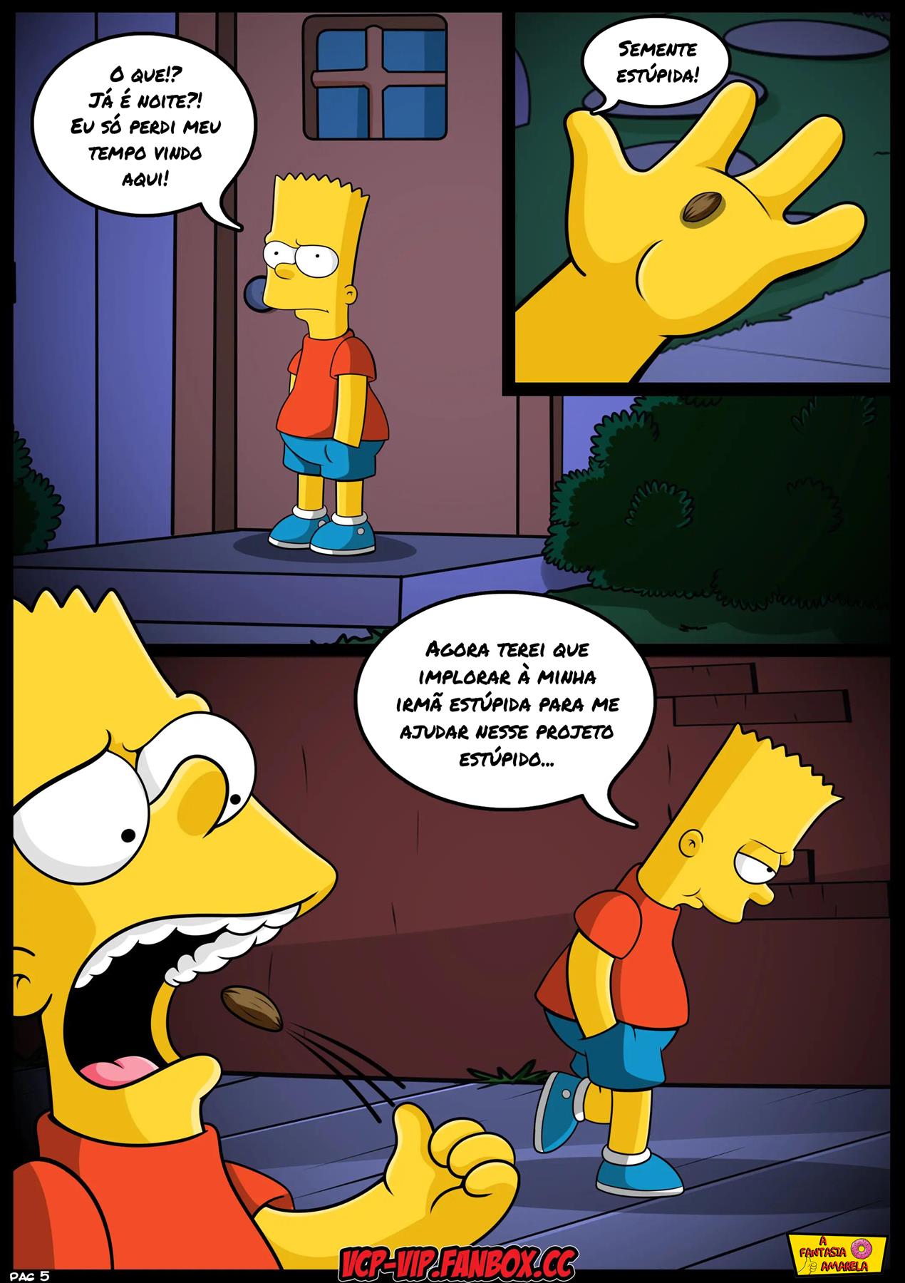 Os Simpsons HQ Hentai: Bart se torna homem - Foto 6