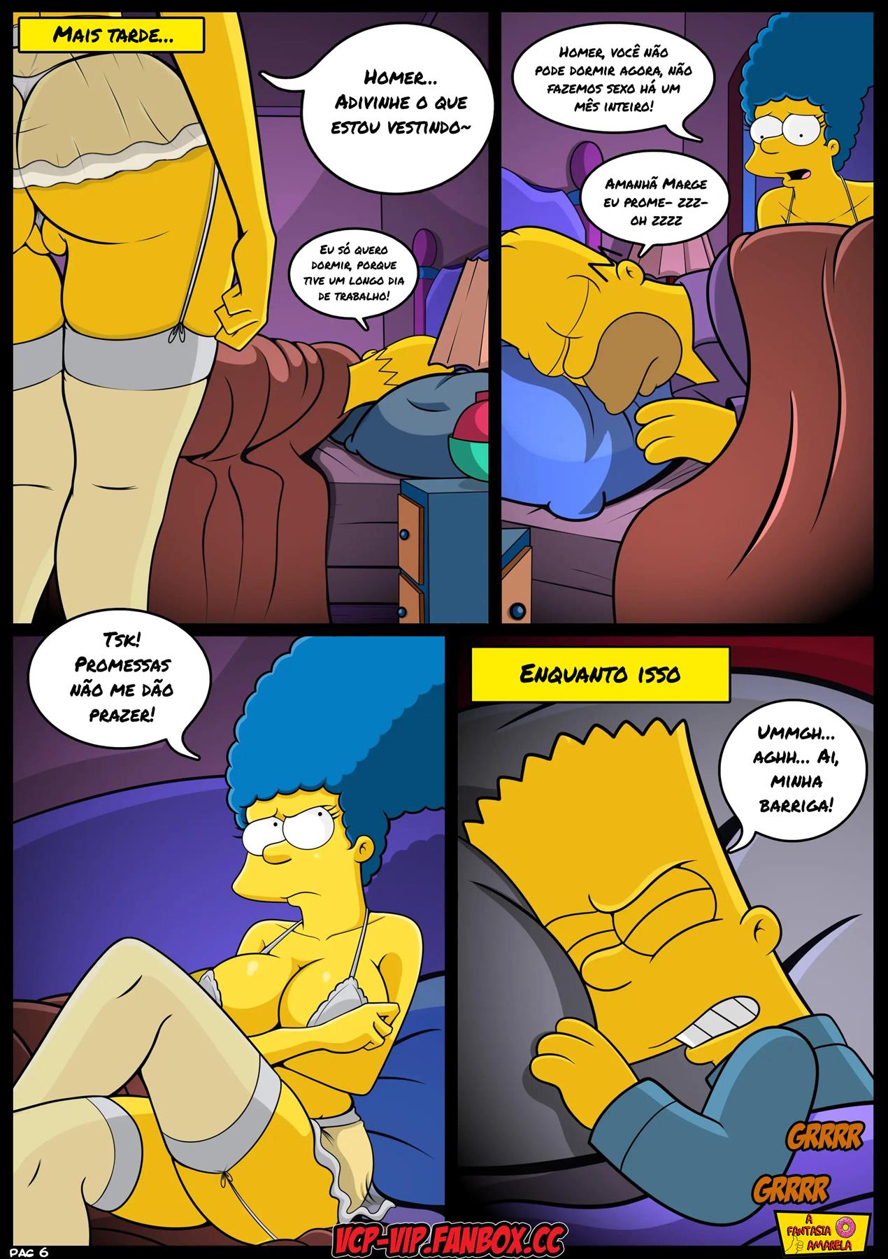 Os Simpsons HQ Hentai: Bart se torna homem - Foto 7