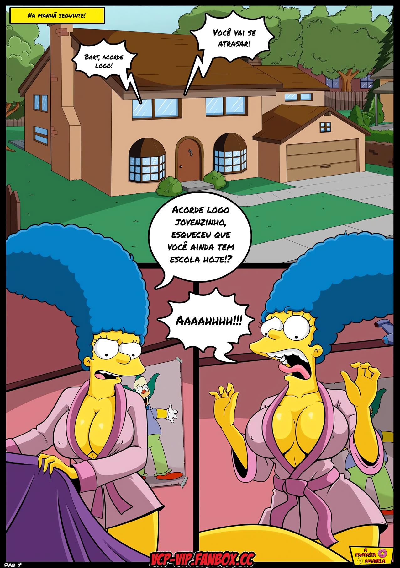 Os Simpsons HQ Hentai: Bart se torna homem - Foto 8