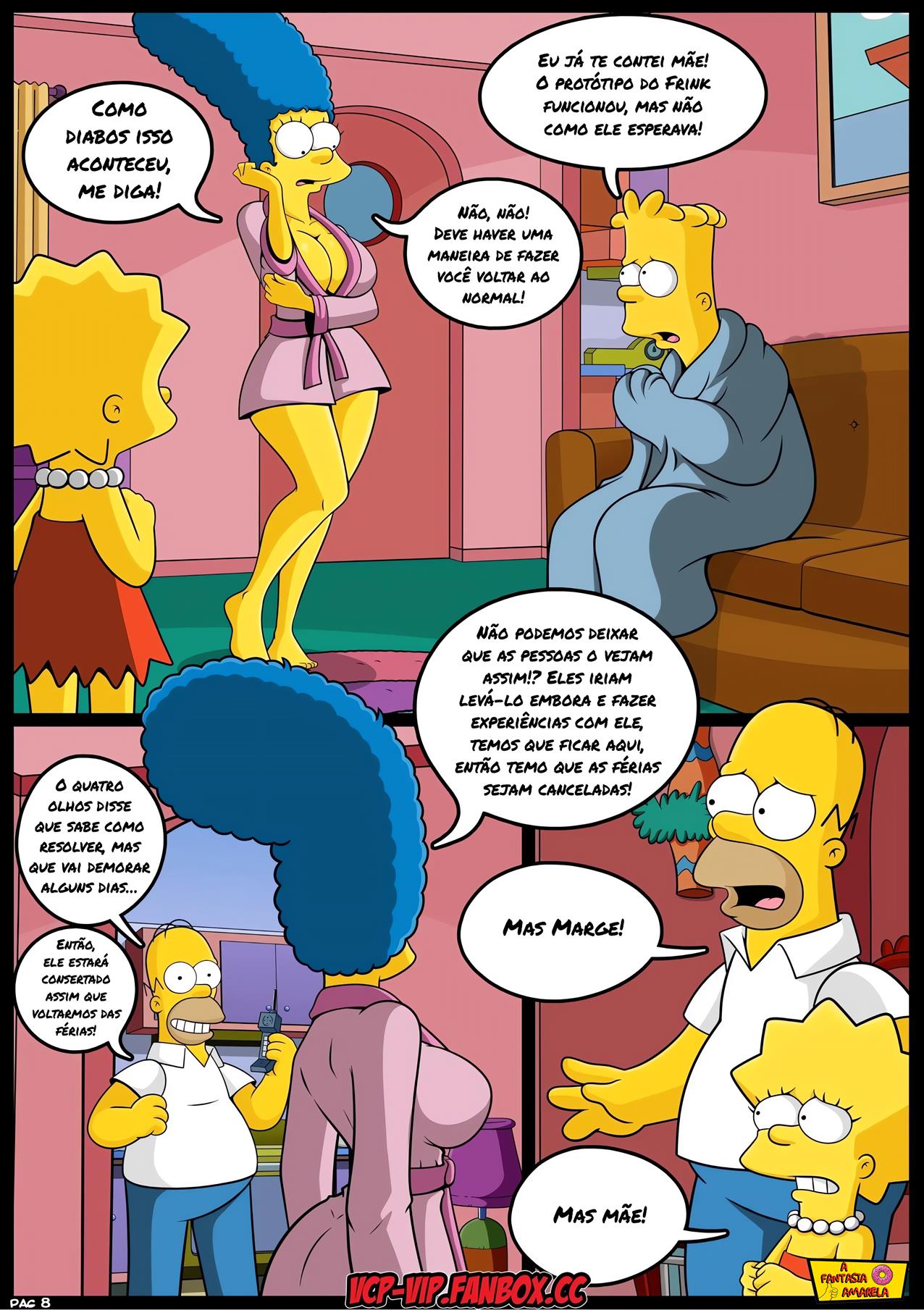 Os Simpsons HQ Hentai: Bart se torna homem - Foto 9
