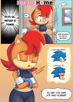Sonic HQ Pornô: Sally com tesão