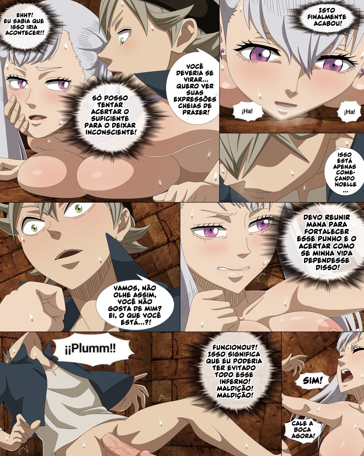 Black Clover Hentai: Noelle de fogo