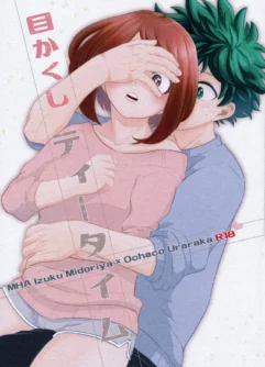 Izuku e fode Ochaco depois comer bolo