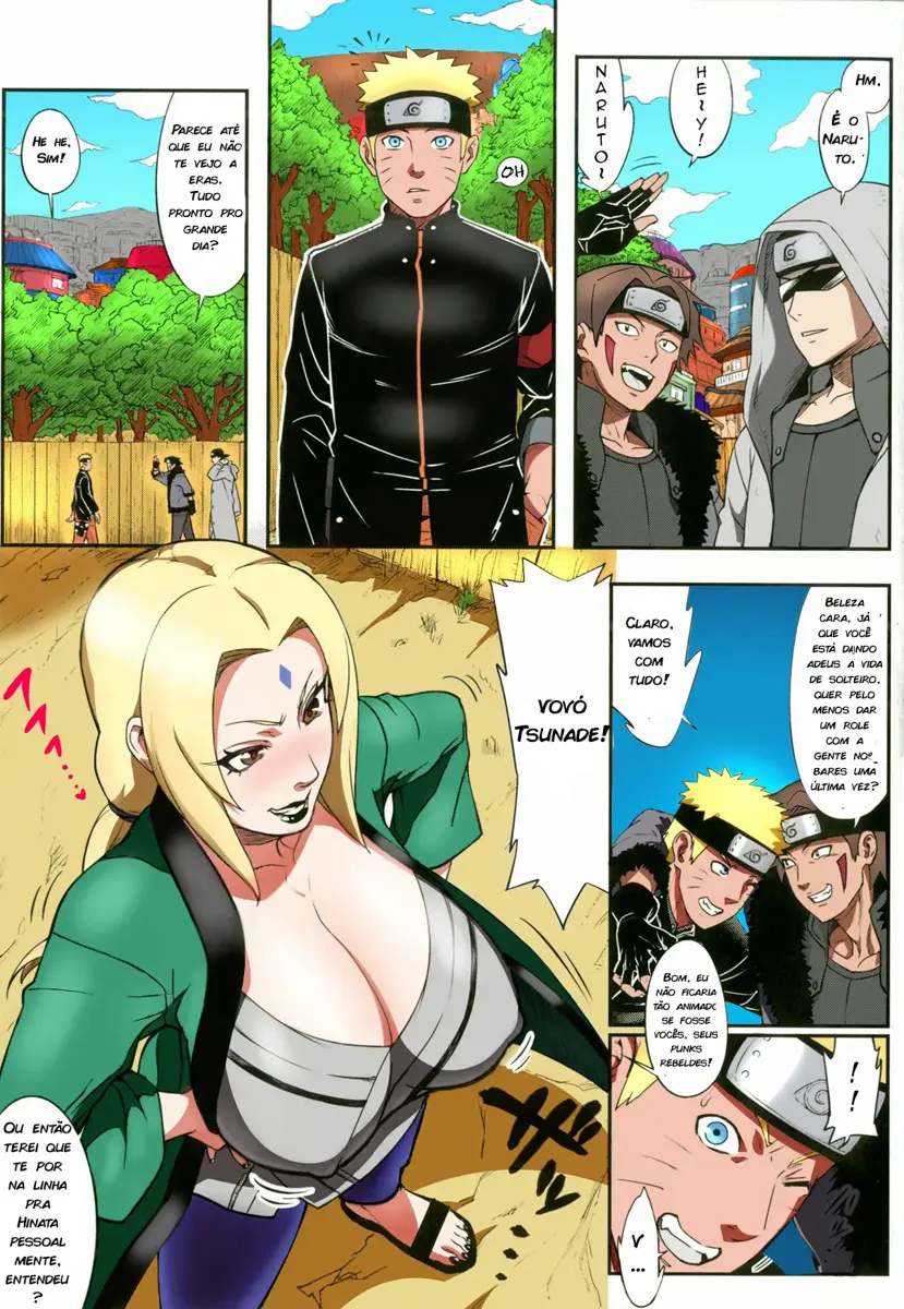 Naruto se aproveitando de Tsunade bêbada - Foto 2