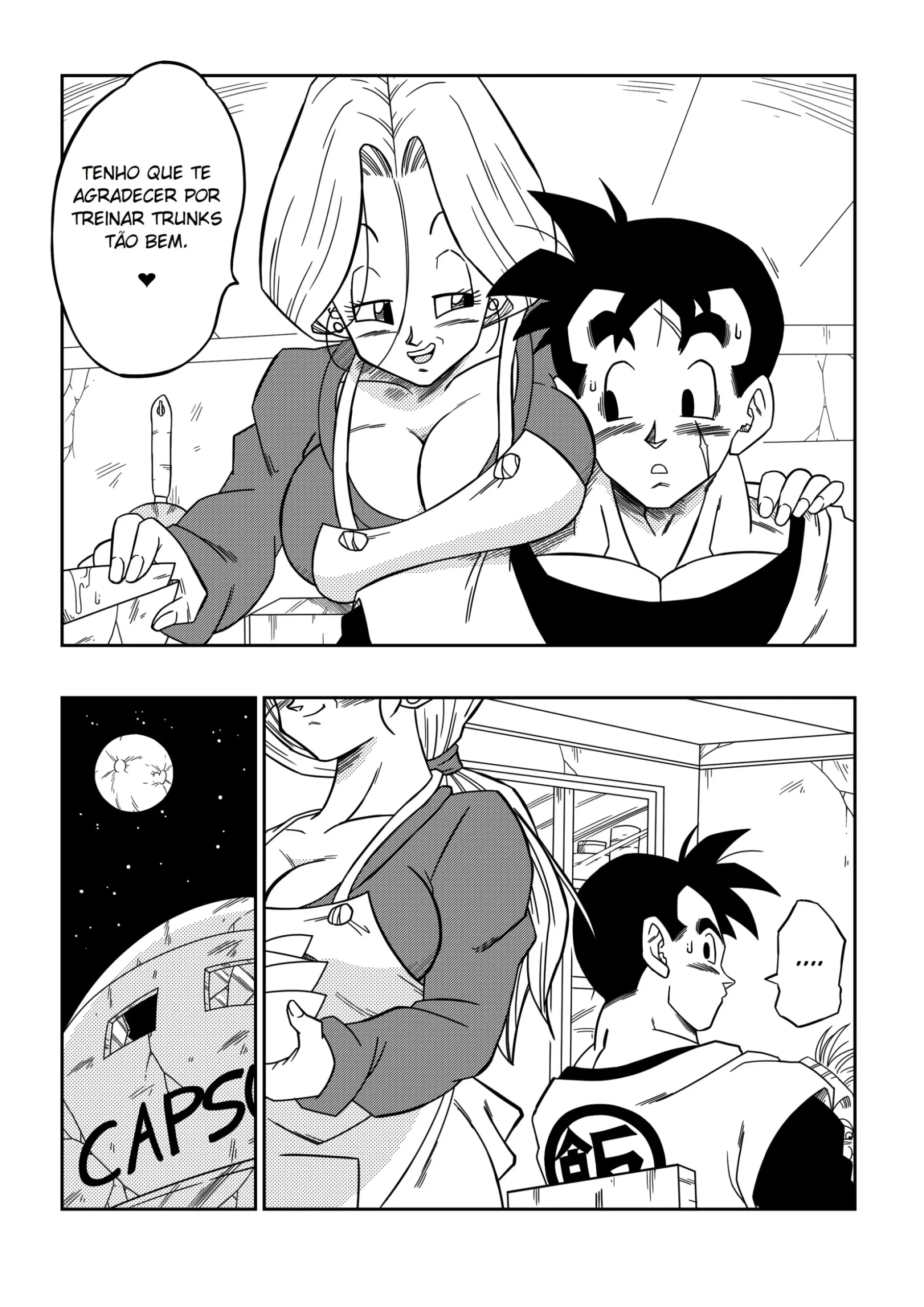 Bulma do futuro fodendo Gohan