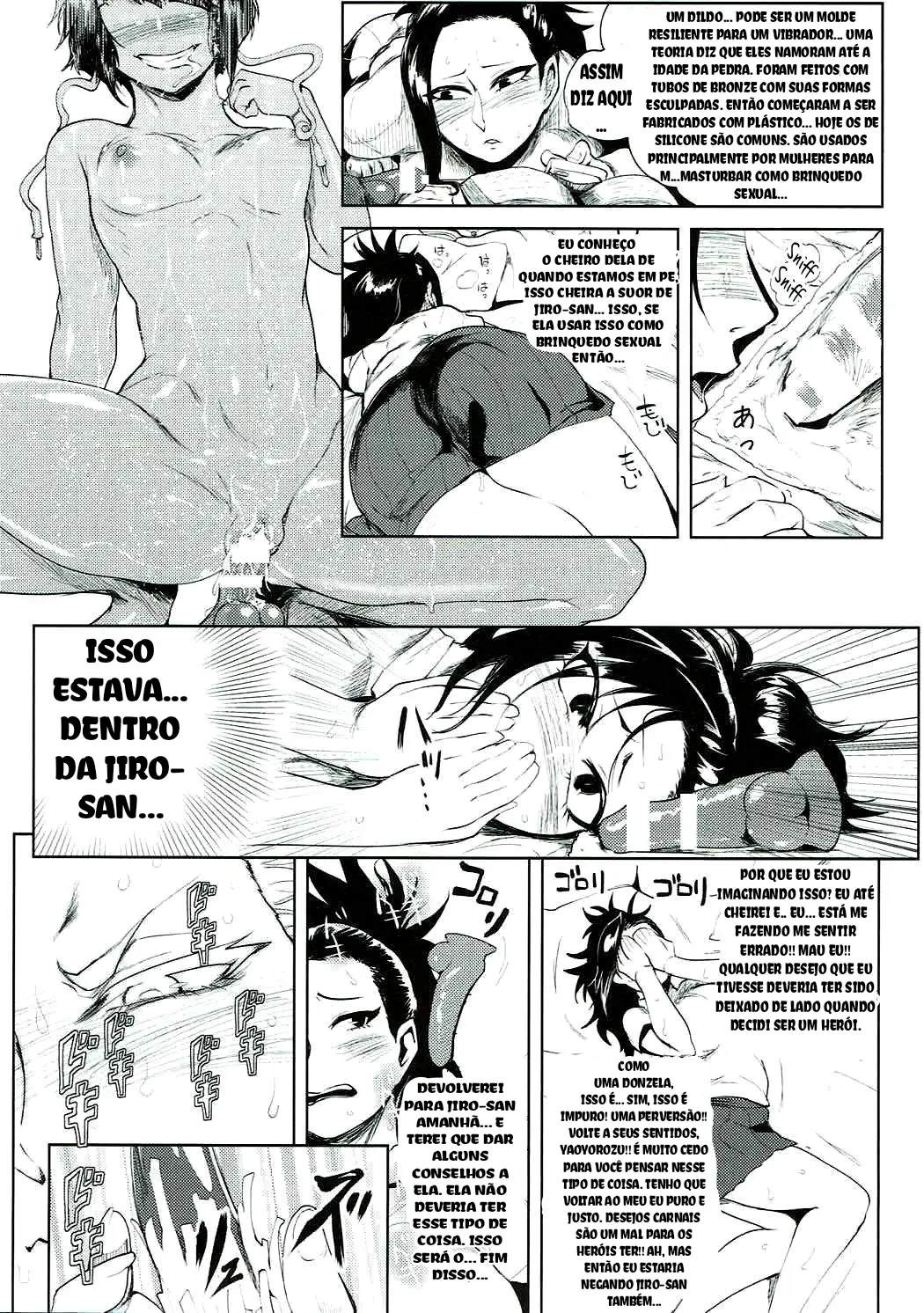 Momo e Jiro brincando com um dildo - Foto 6