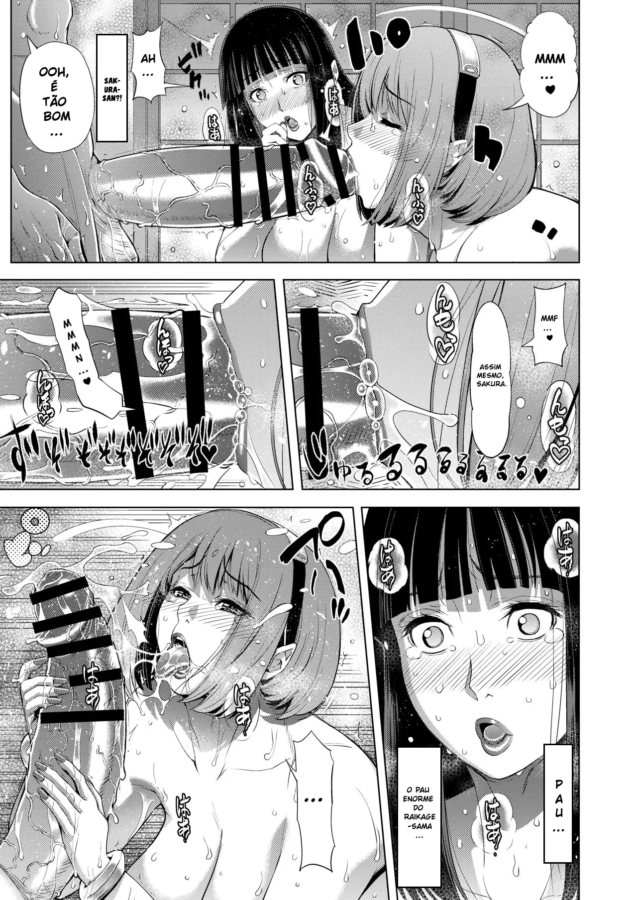 Raikage fodendo Sakura e Hinata - Foto 18