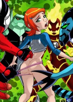 Gwen violada pelos monstros de Ben 10